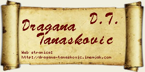Dragana Tanasković vizit kartica